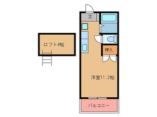 風雅１号館の物件間取画像